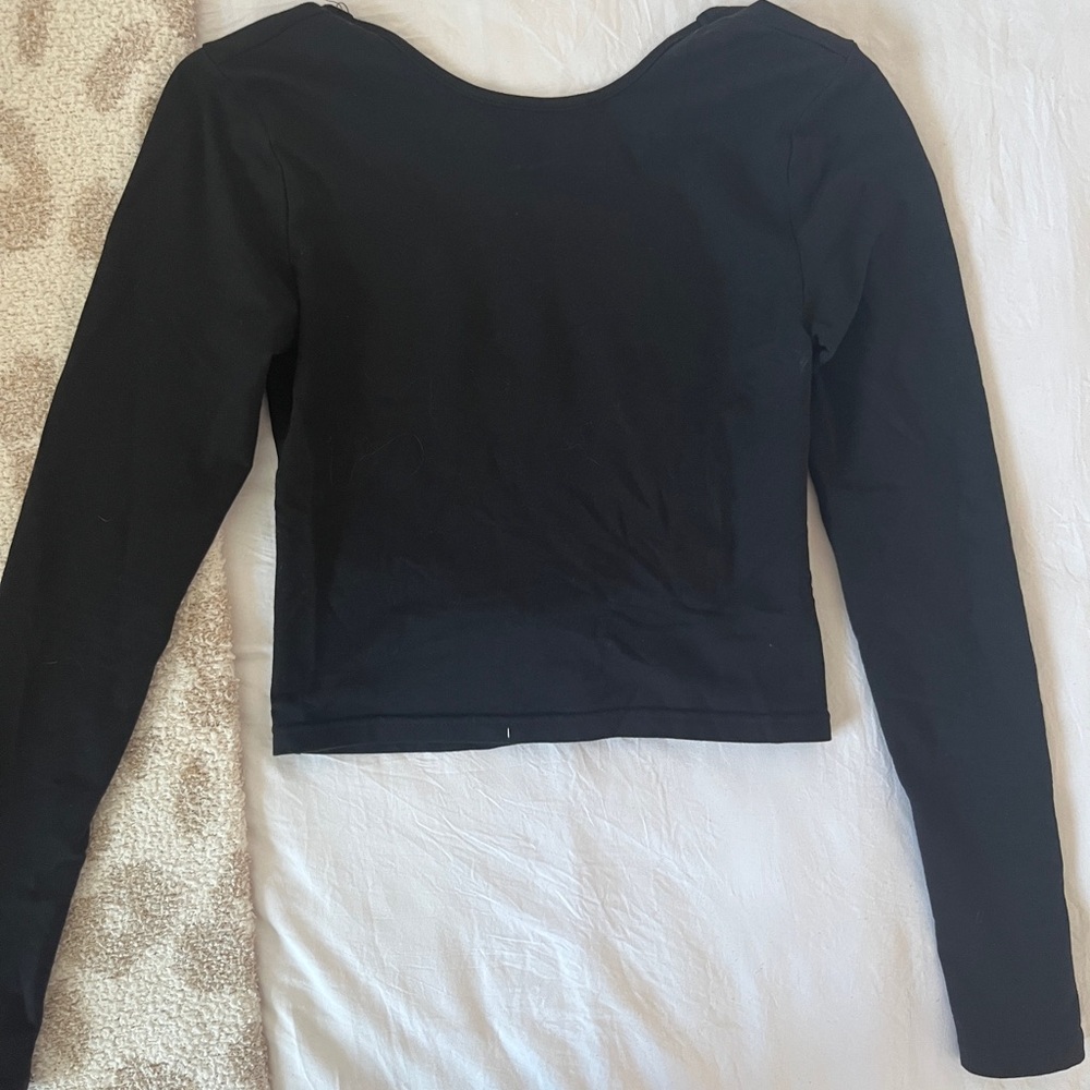 Edikted Black Long Sleeve Women's Top